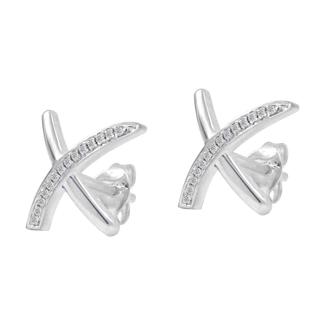 X Shape Stud Earring ER21136A